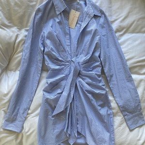 NWT Choosy Crosby St Pinstripe Dress Size 8